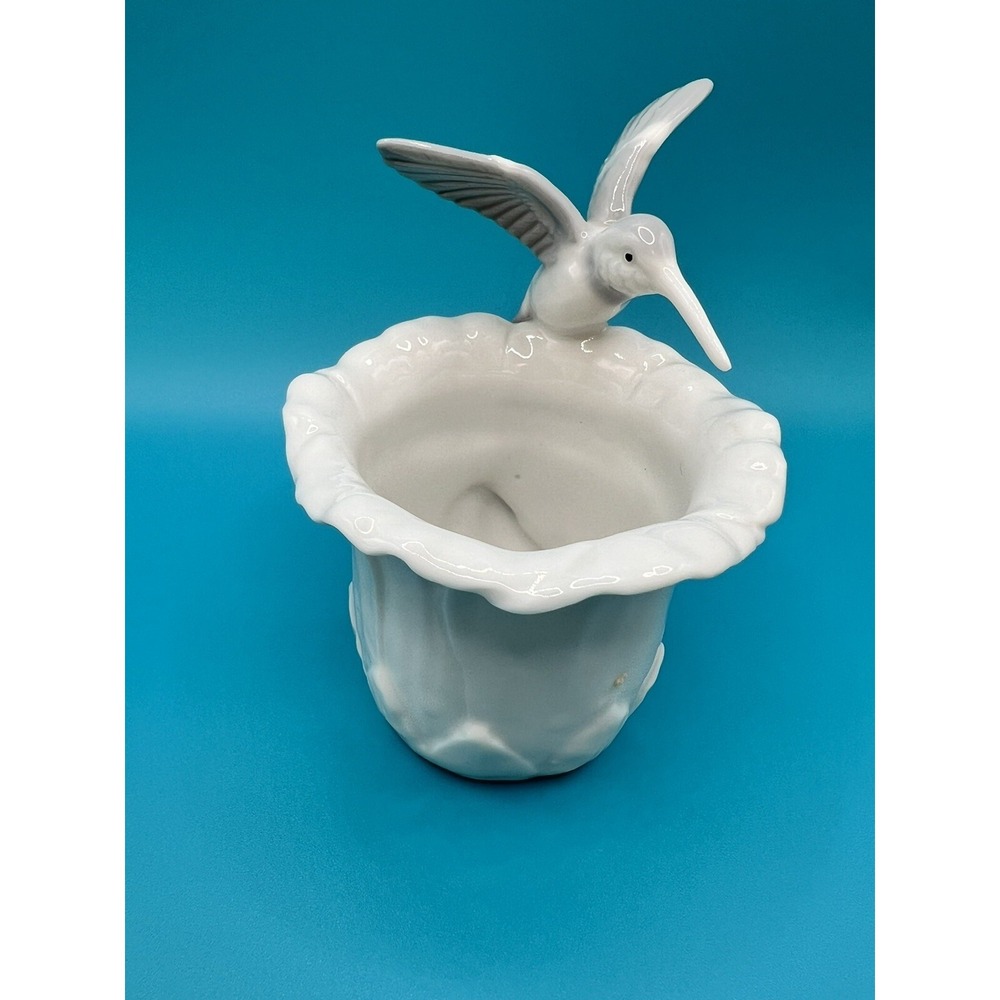 Biedermann Hummingbird Porcelain Votive Candle Holder Vinage - Picture 3 of 8